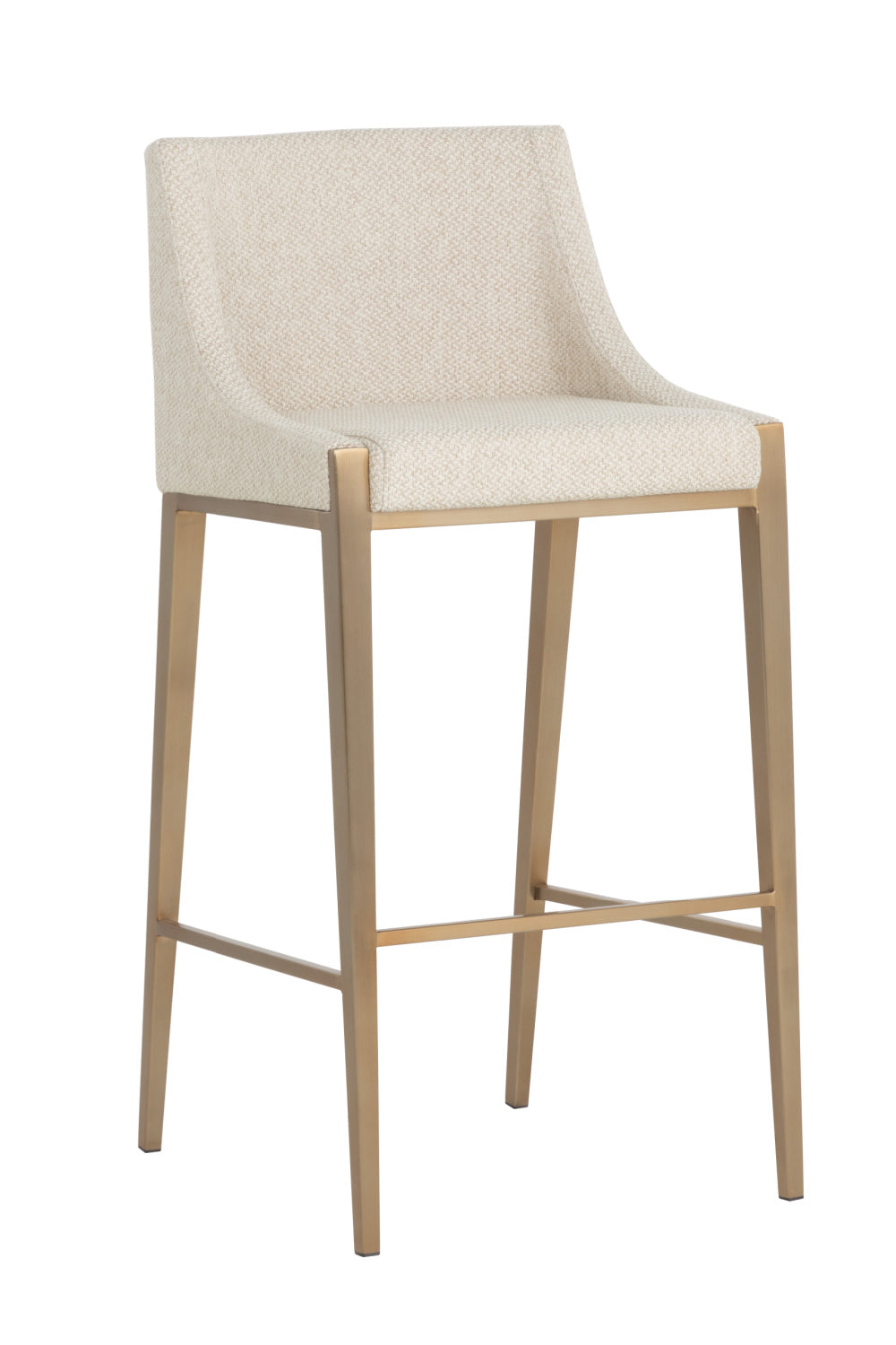 Fabric Upholstered Bar Stool by Splendido Dionne Barstool