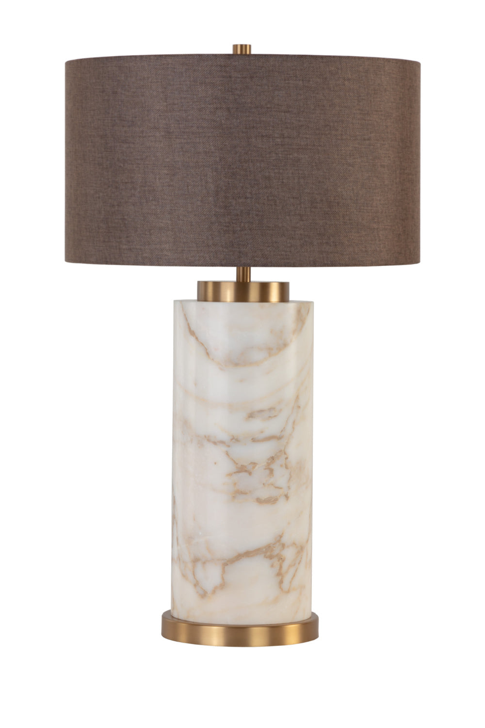 Gray Linen Marble Table Lamp by Splendido Apollolina, alternate view 3