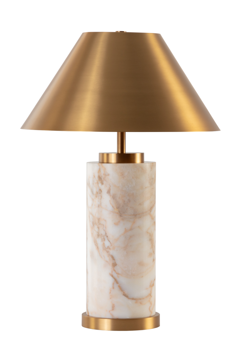 Cylindrical Marble Table Lamp by Splendido Cilla, alternate view 5