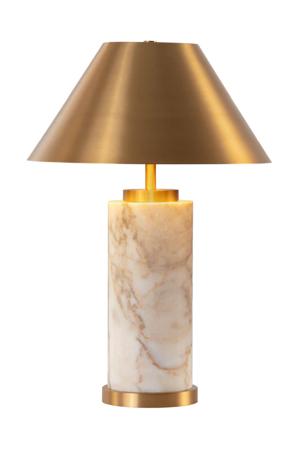 Cylindrical Marble Table Lamp by Splendido Cilla