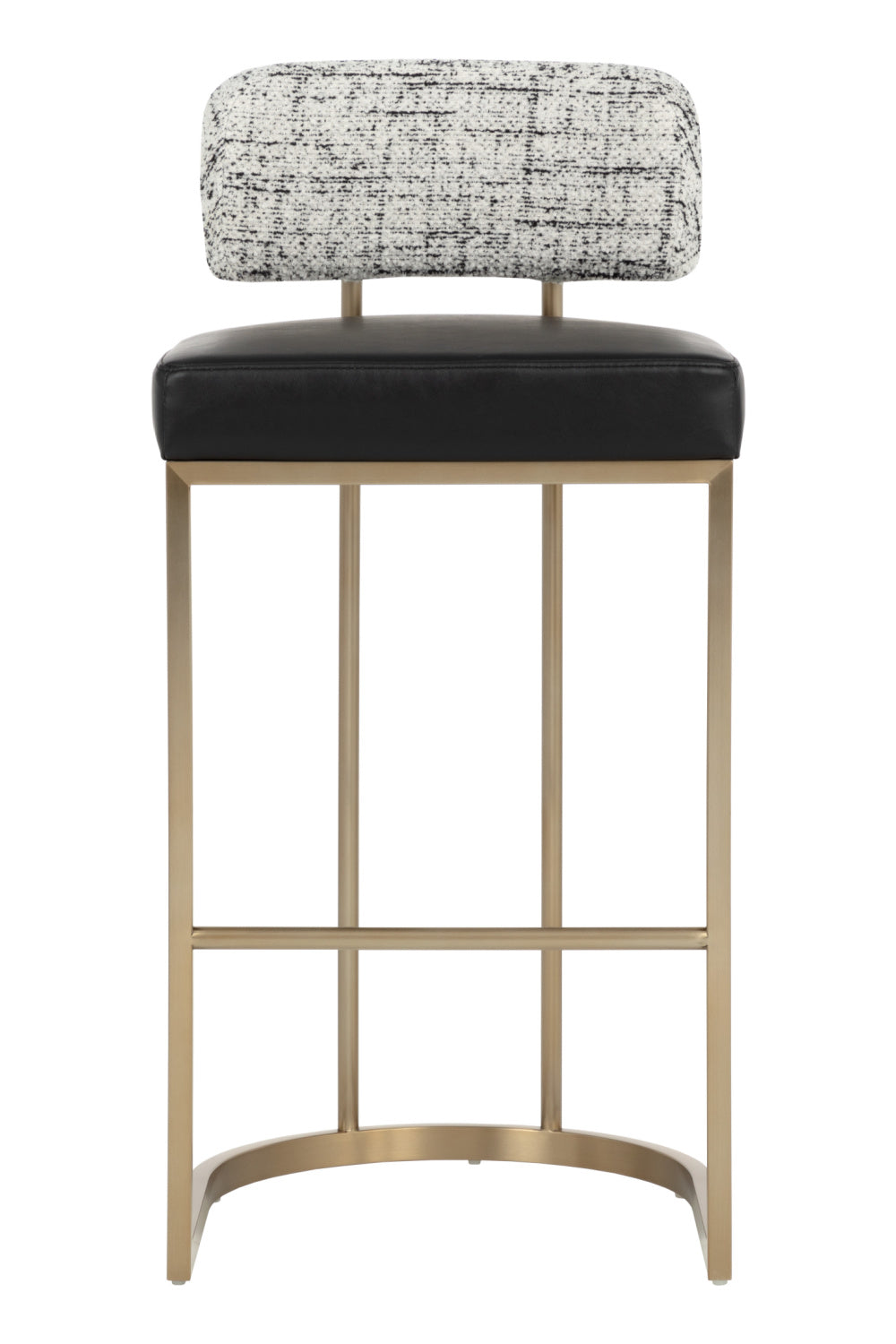 Two-Toned Low-Back Bar Stool by Splendido Larissa Barstool, alternate view 15