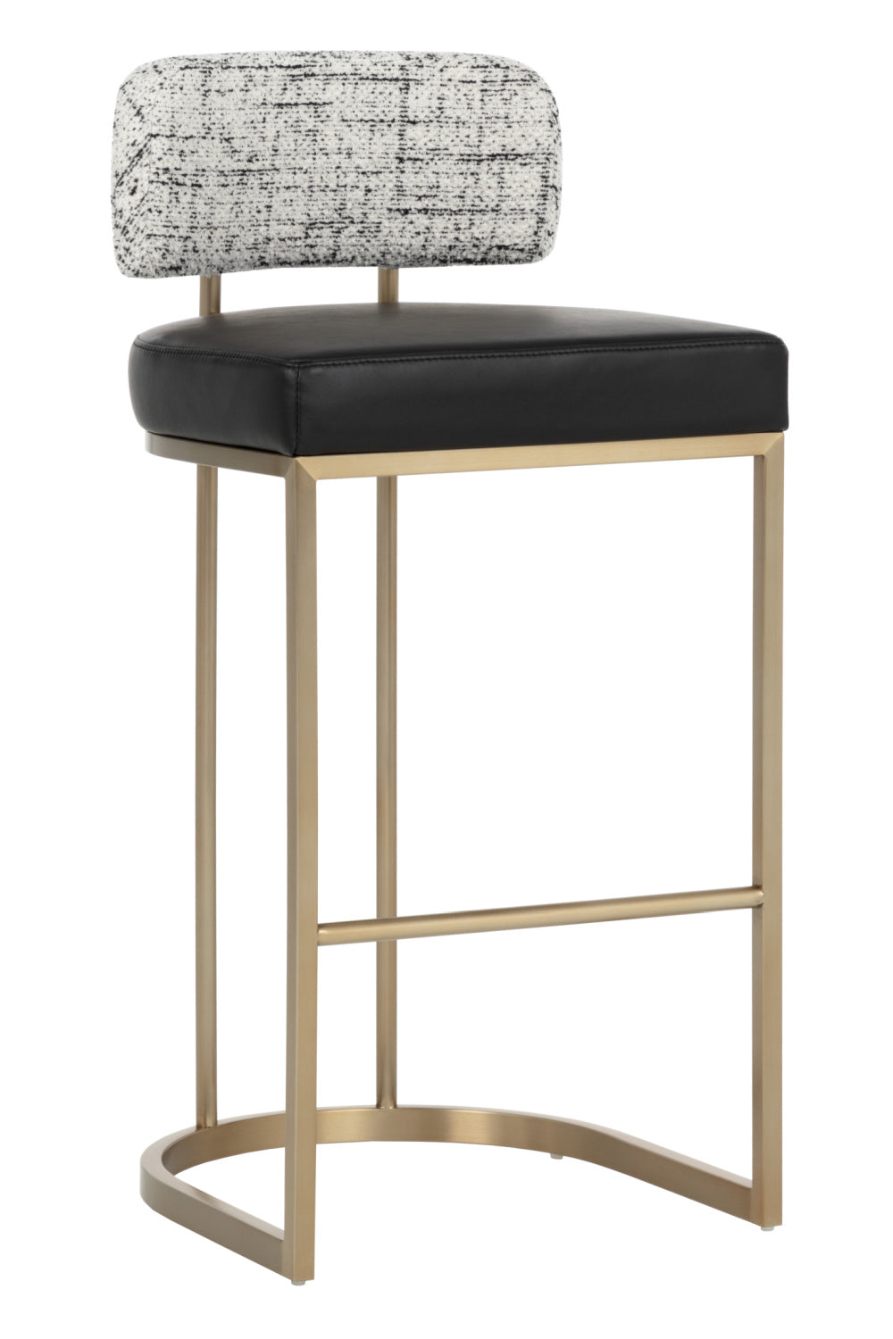 Two-Toned Low-Back Bar Stool by Splendido Larissa Barstool, alternate view 13