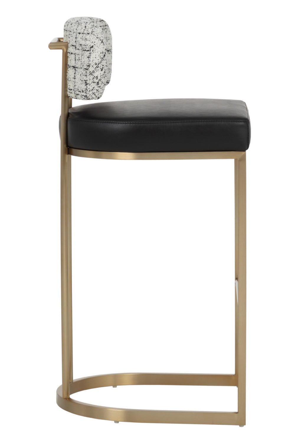 Two-Toned Low-Back Bar Stool by Splendido Larissa Barstool, alternate view 16