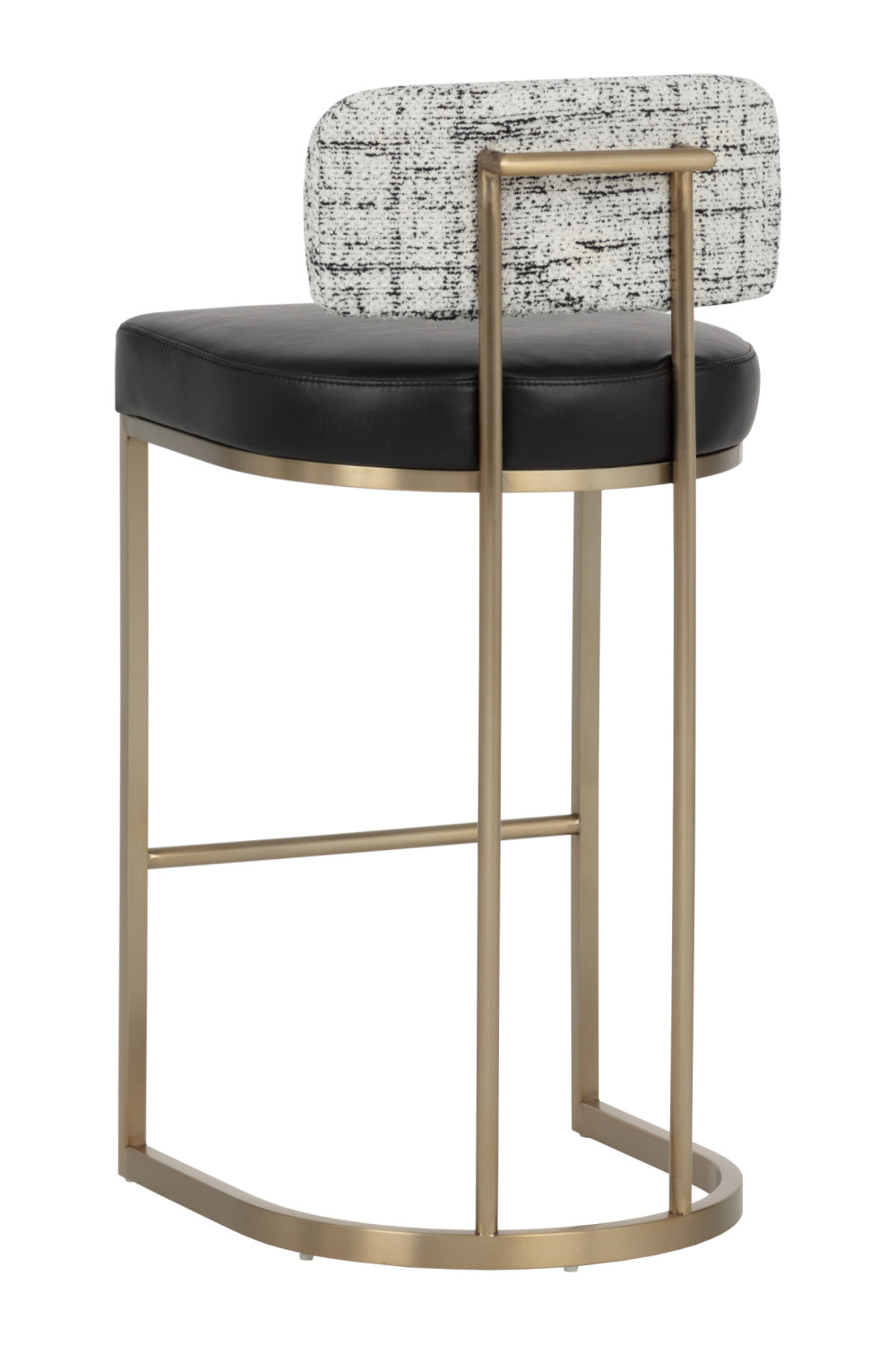 Two-Toned Low-Back Bar Stool by Splendido Larissa Barstool, alternate view 17