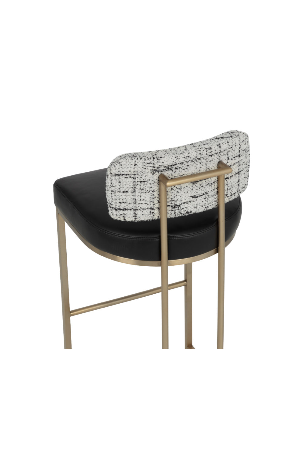 Two-Toned Low-Back Bar Stool by Splendido Larissa Barstool, alternate view 18