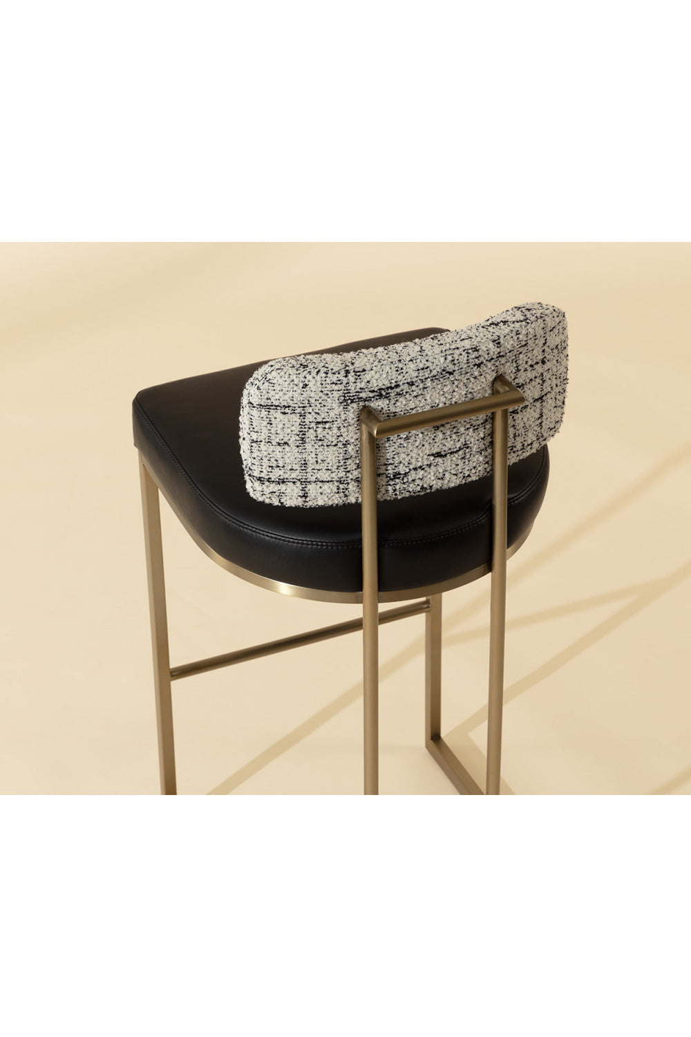 Two-Toned Low-Back Bar Stool by Splendido Larissa Barstool, alternate view 21