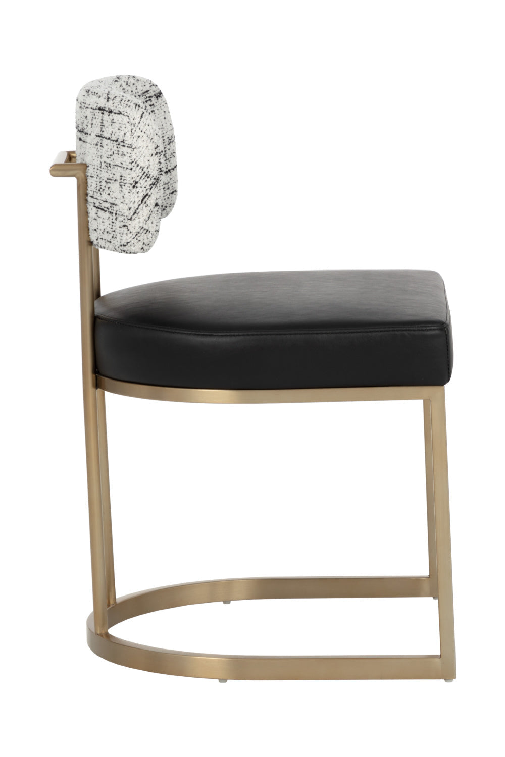 Two-Toned Cantilevered Dining Chair by Splendido Larissa, alternate view 4