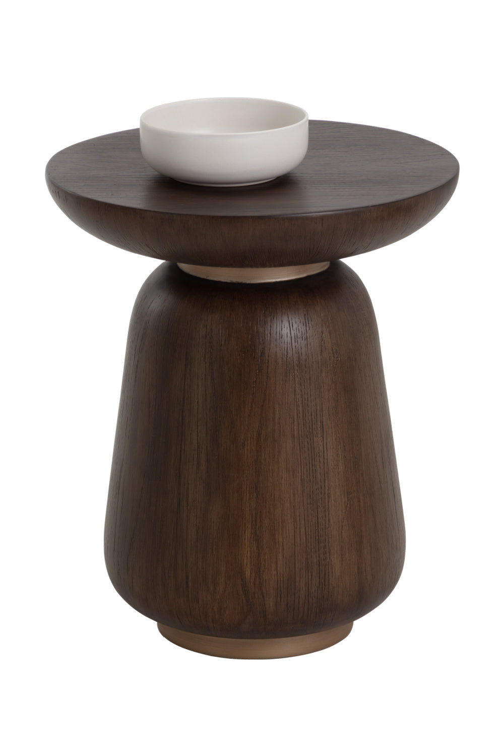 Timber Effect Indoor/Outdoor End Table by Splendido Kiri Outdoor Side Table, alternate view 3