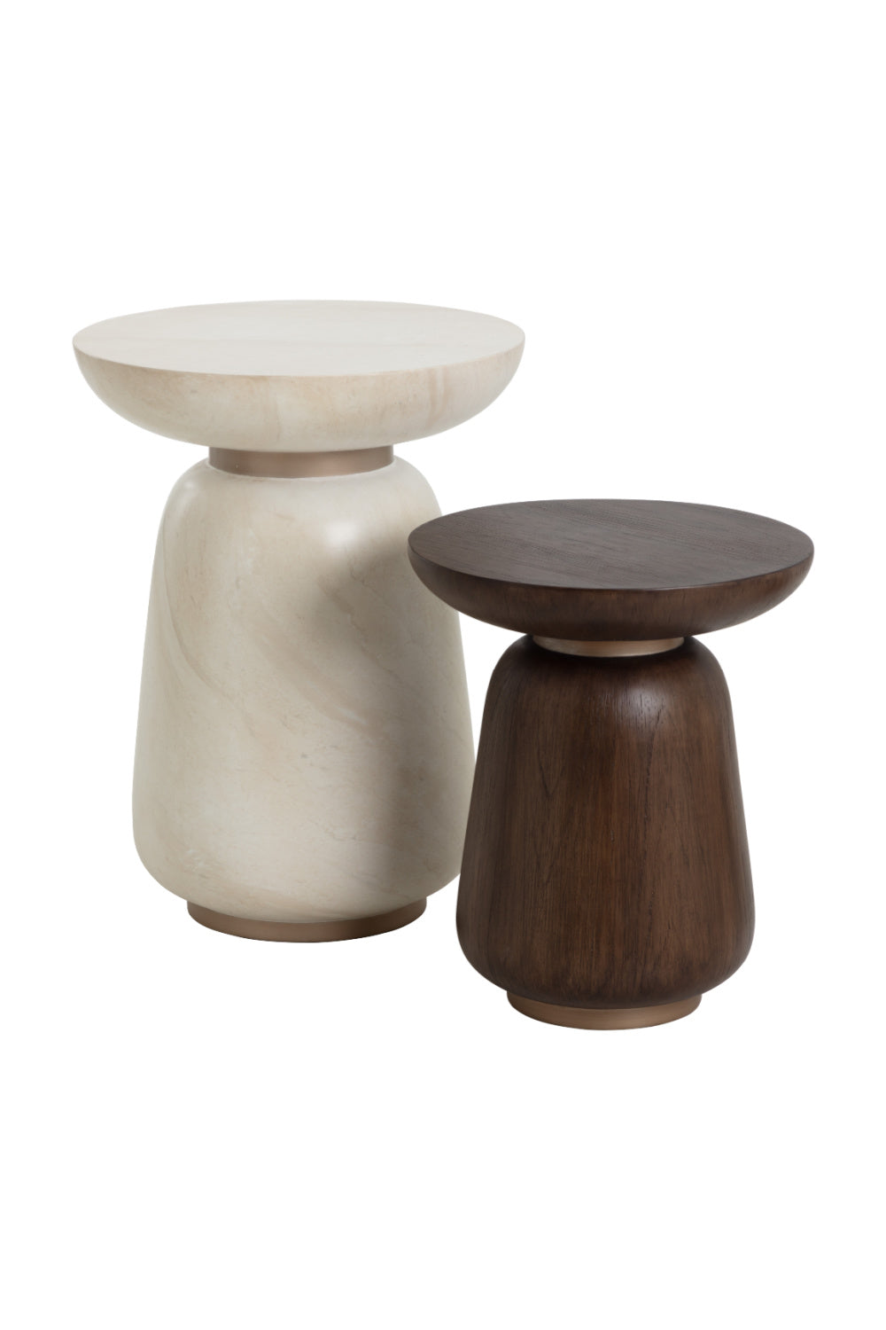 Timber Effect Indoor/Outdoor End Table by Splendido Kiri Outdoor Side Table, alternate view 4