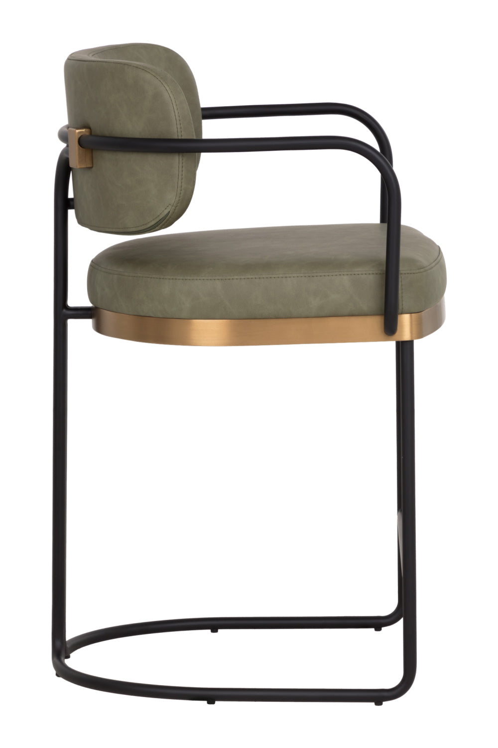 Modern Curved Seating Counter Stool by Splendido Jalen, alternate view 4