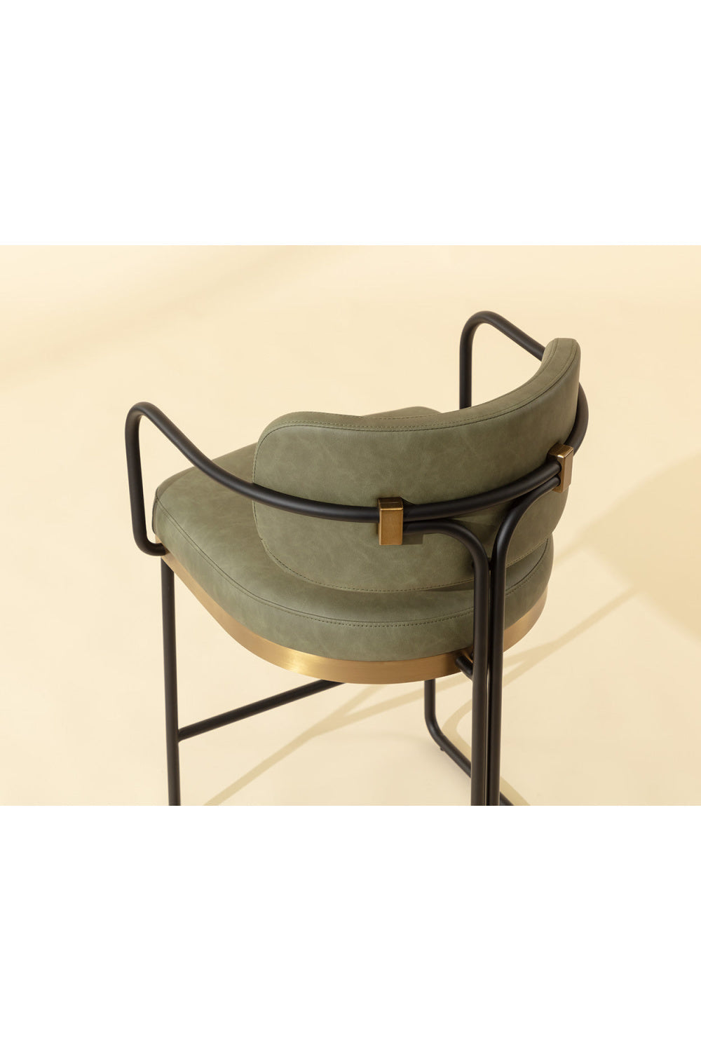 Modern Curved Seating Counter Stool by Splendido Jalen, alternate view 9