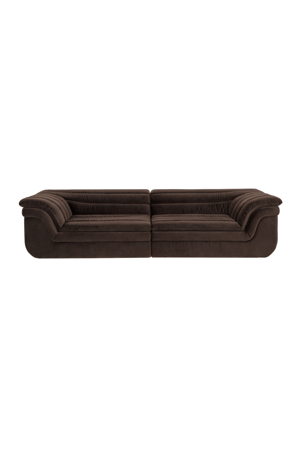 Deep-Channeled Fabric Sofa by Splendido Bello, alternate view 3