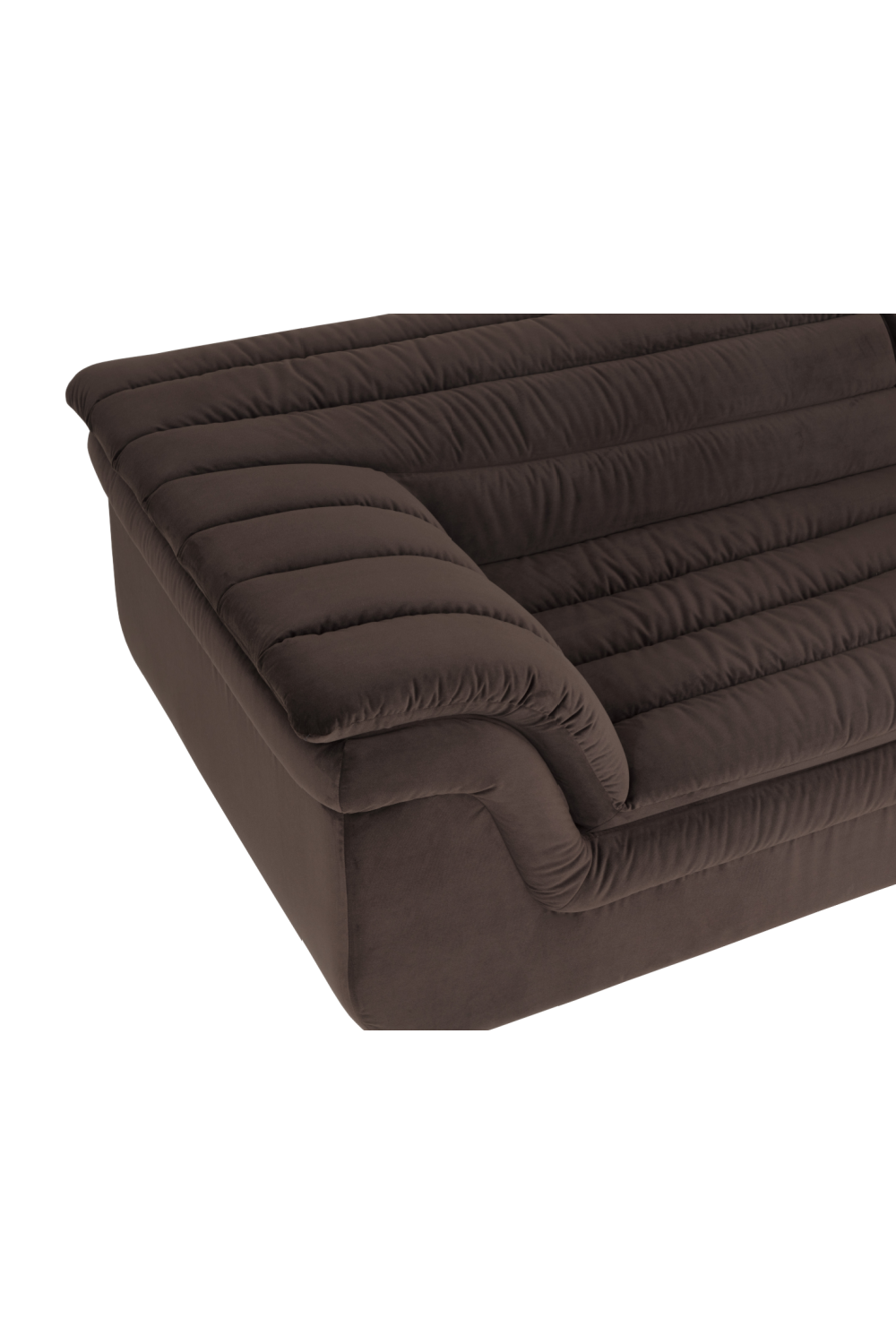Deep-Channeled Fabric Sofa by Splendido Bello, alternate view 5