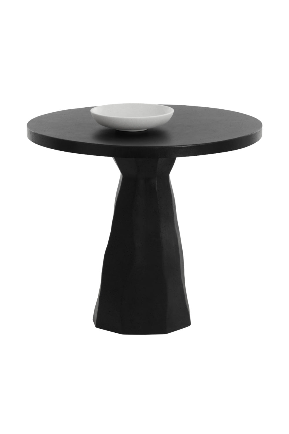 Natural Indoor/Outdoor Travertine Look Bistro Table by Splendido Kliff Outdoor Dining Table, alternate view 12