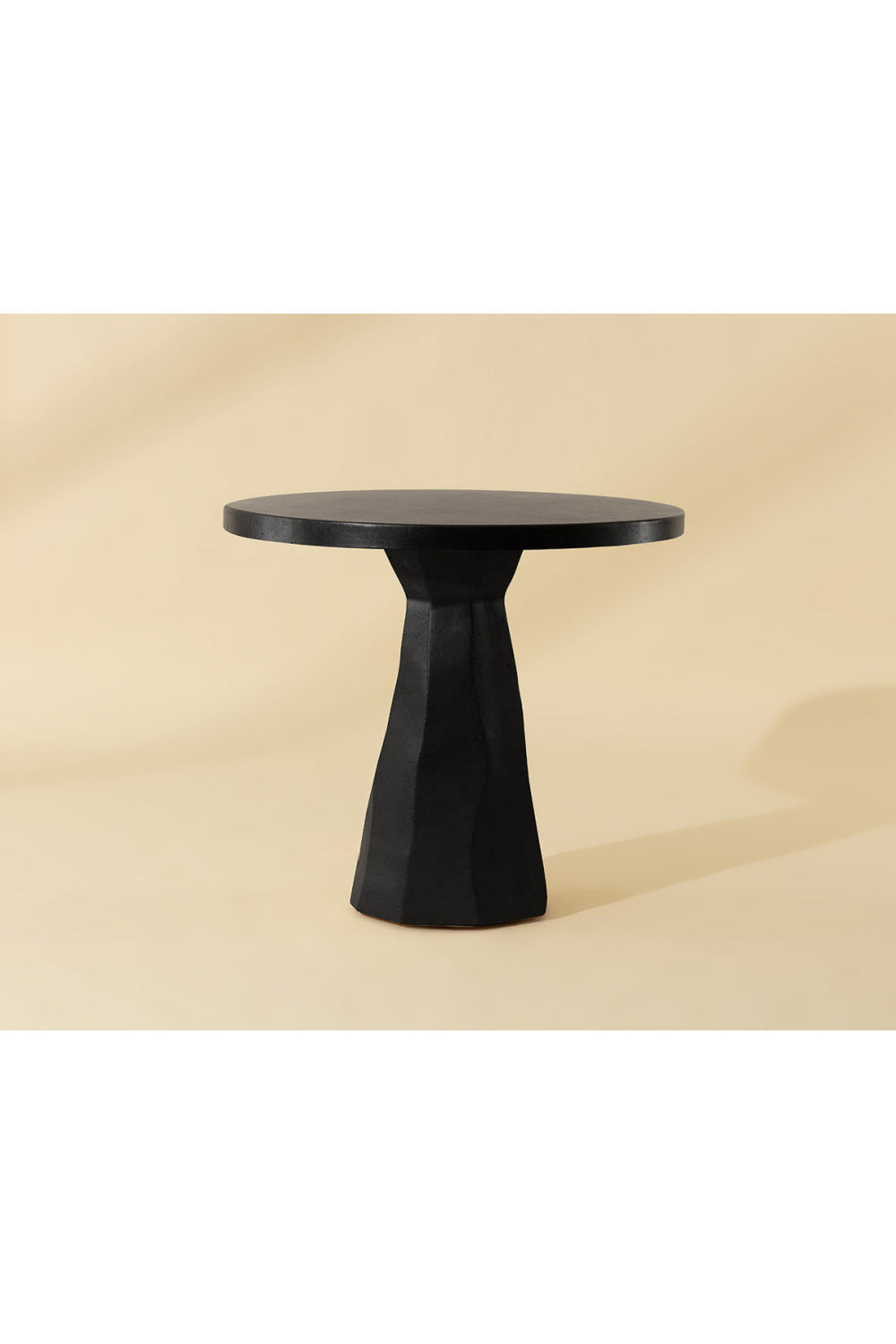 Natural Indoor/Outdoor Travertine Look Bistro Table by Splendido Kliff Outdoor Dining Table, alternate view 15
