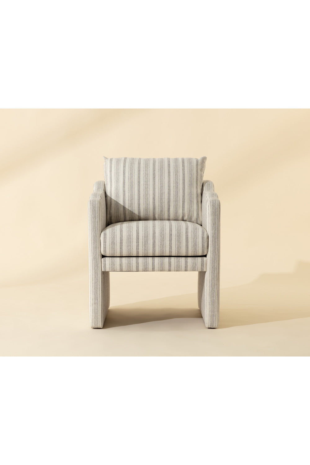 Stripe Patterned Dining Armchair by Splendido Scala Dining Chair, alternate view 8