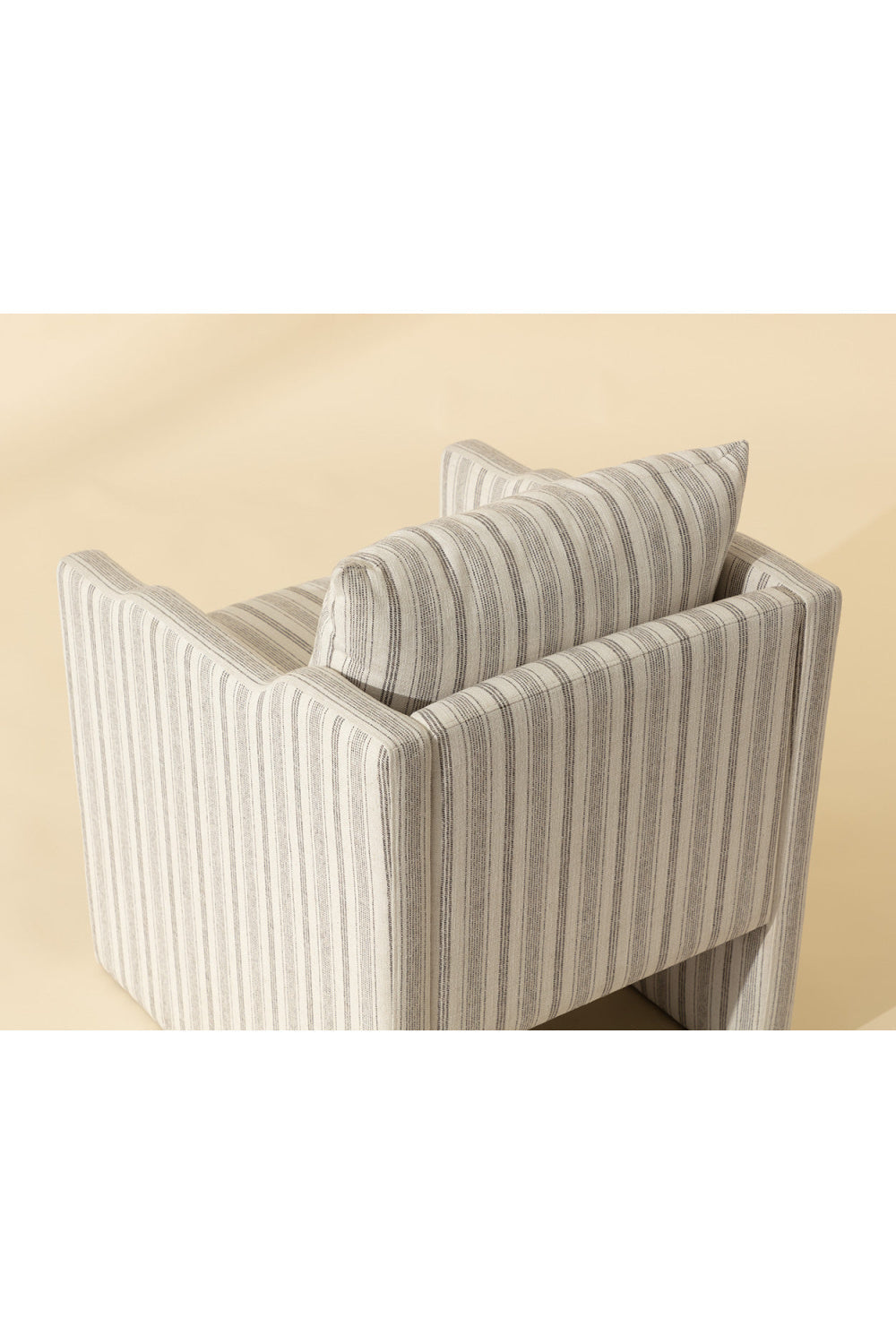 Stripe Patterned Dining Armchair by Splendido Scala Dining Chair, alternate view 9
