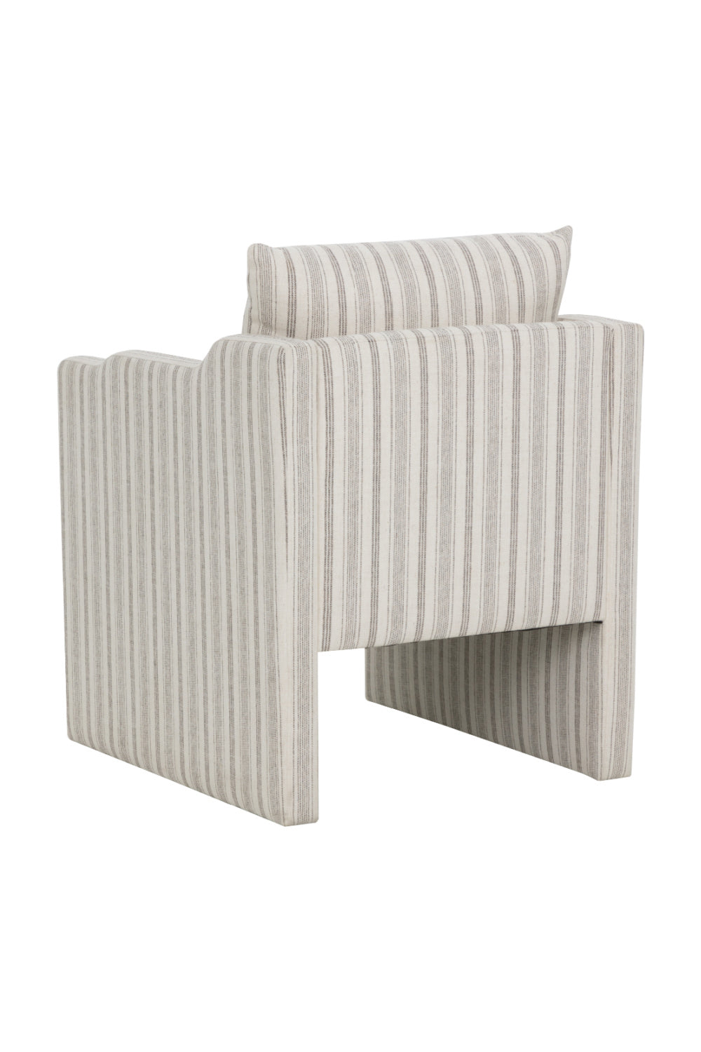 Stripe Patterned Dining Armchair by Splendido Scala Dining Chair, alternate view 6