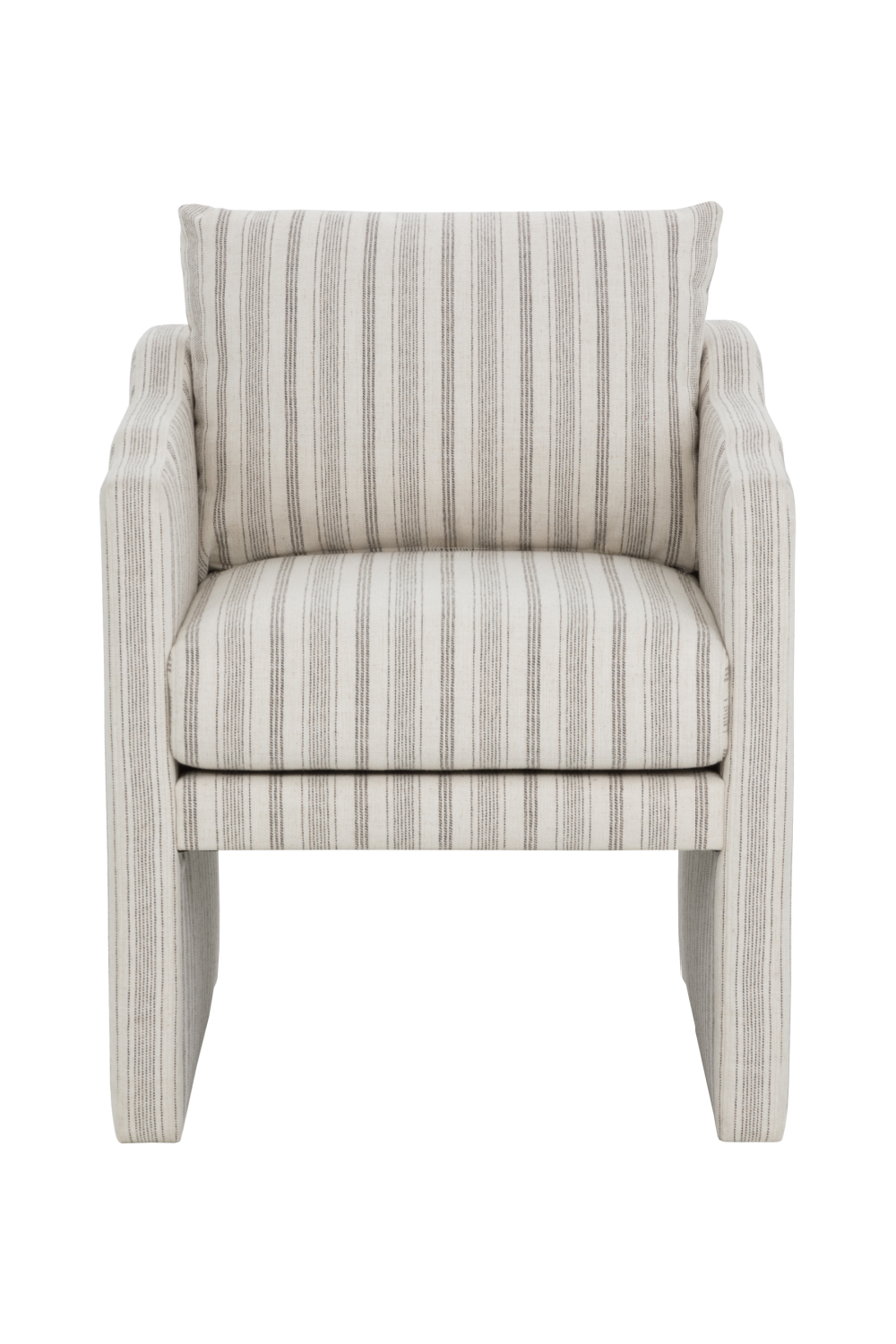 Modern European furniture - Stripe Patterned Dining Armchair - www.oroa.com | Oroa.com