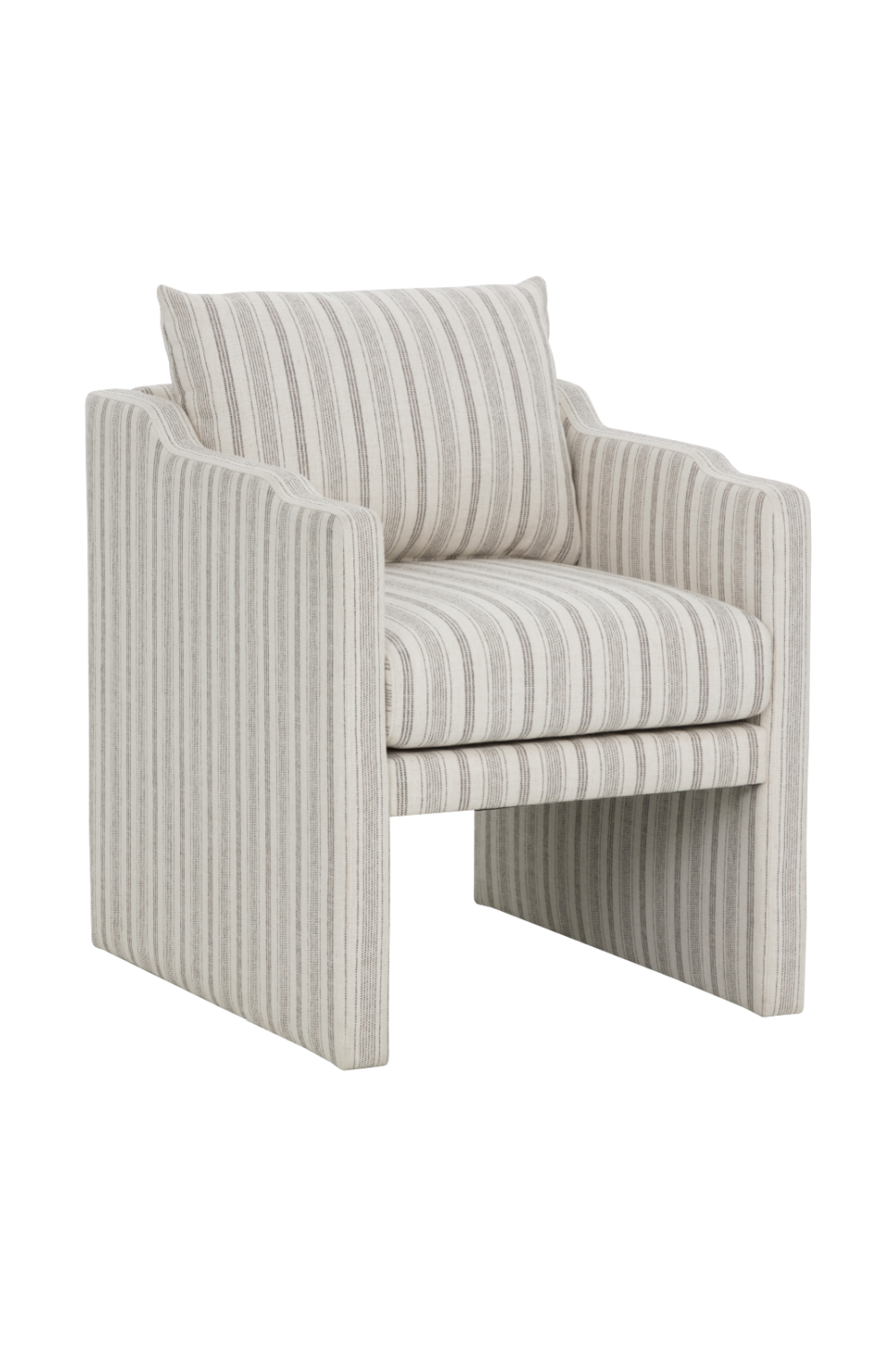 Modern European furniture - Stripe Patterned Dining Armchair - www.oroa.com | Oroa.com