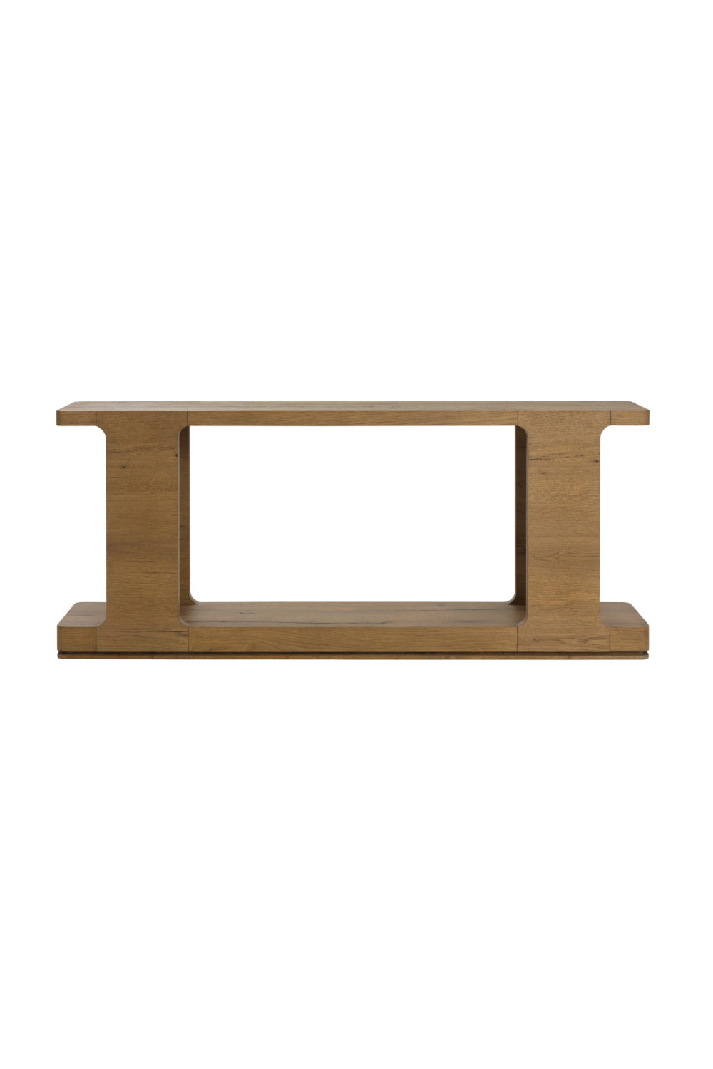Textured Wood Console Table by Splendido Hercules