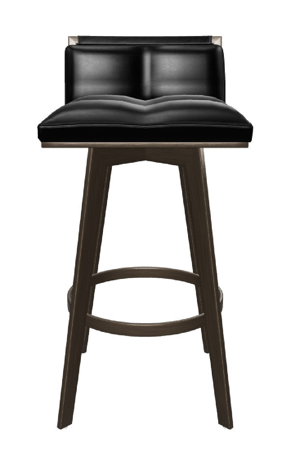 Leather-Look Swivel Bar Stool by Splendido Arizona Barstool, alternate view 19