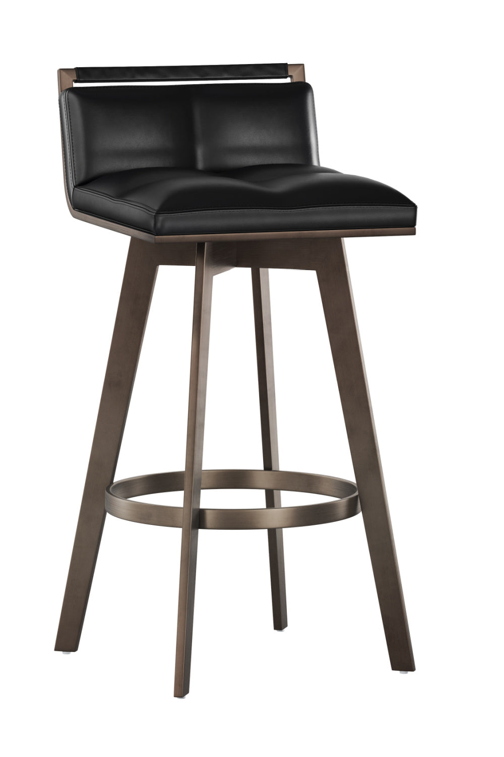 Leather-Look Swivel Bar Stool by Splendido Arizona Barstool, alternate view 17