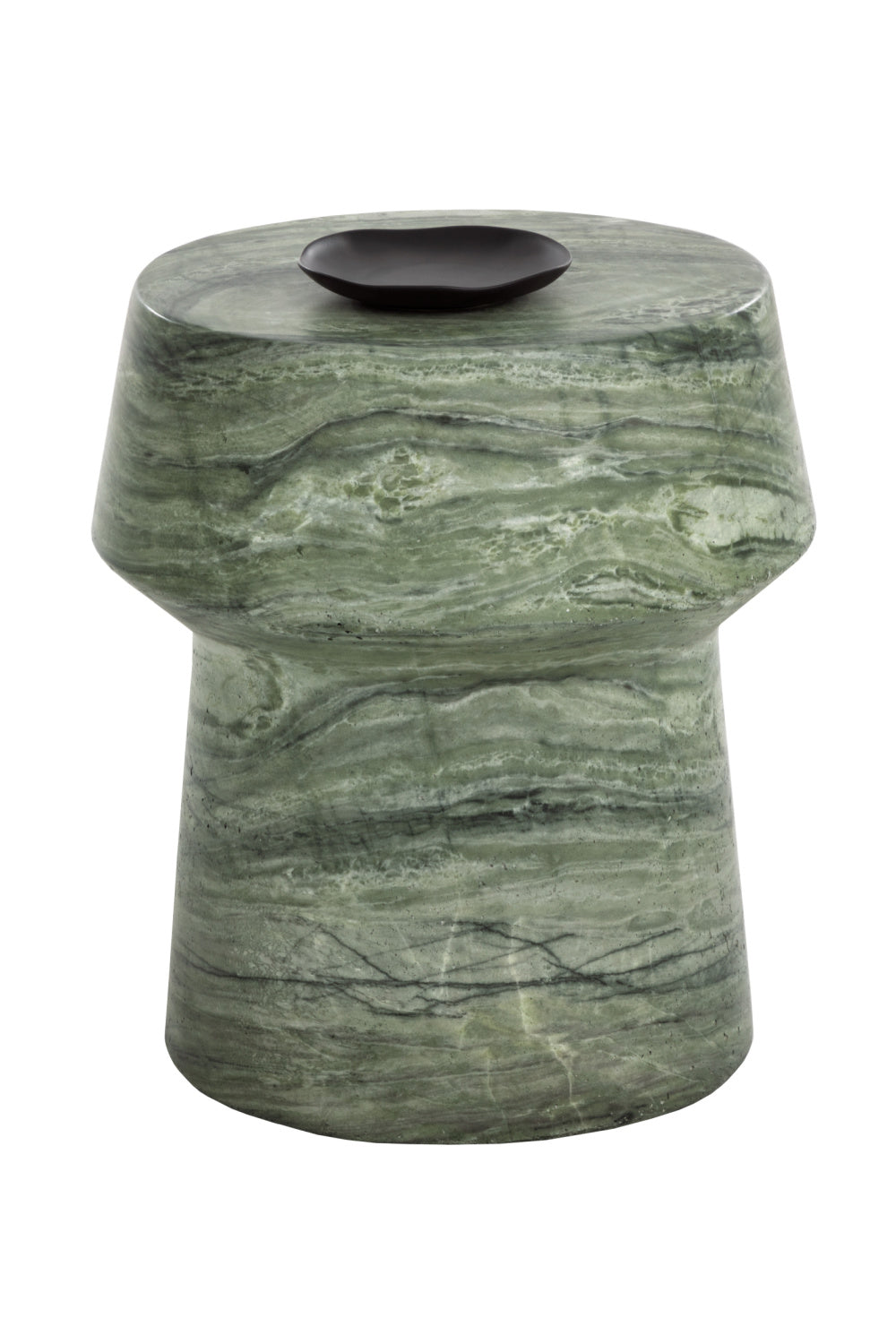 Marble Look Indoor/Outdoor End Table by Splendido Brie Side Table, alternate view 14