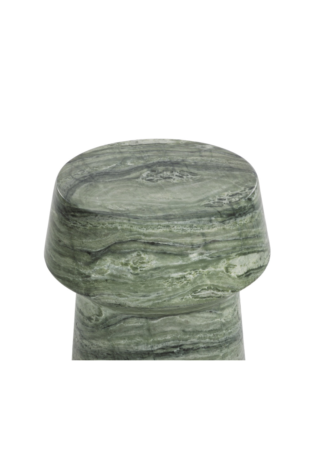 Marble Look Indoor/Outdoor End Table by Splendido Brie Side Table, alternate view 16