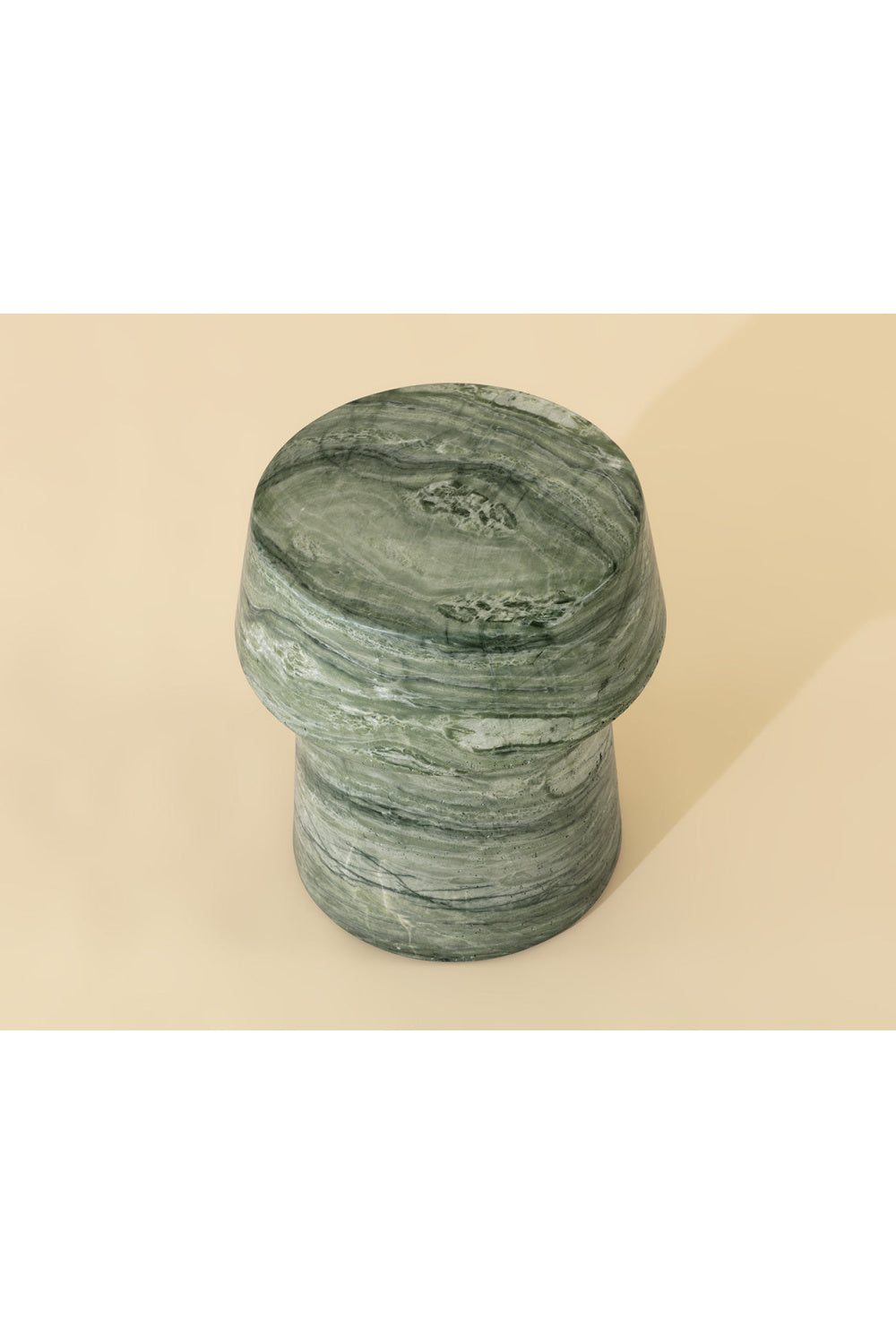 Marble Look Indoor/Outdoor End Table by Splendido Brie Side Table, alternate view 18