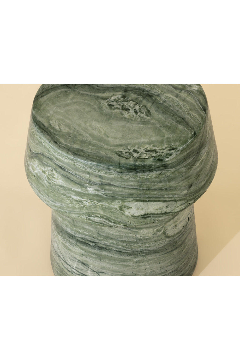 Marble Look Indoor/Outdoor End Table by Splendido Brie Side Table, alternate view 19