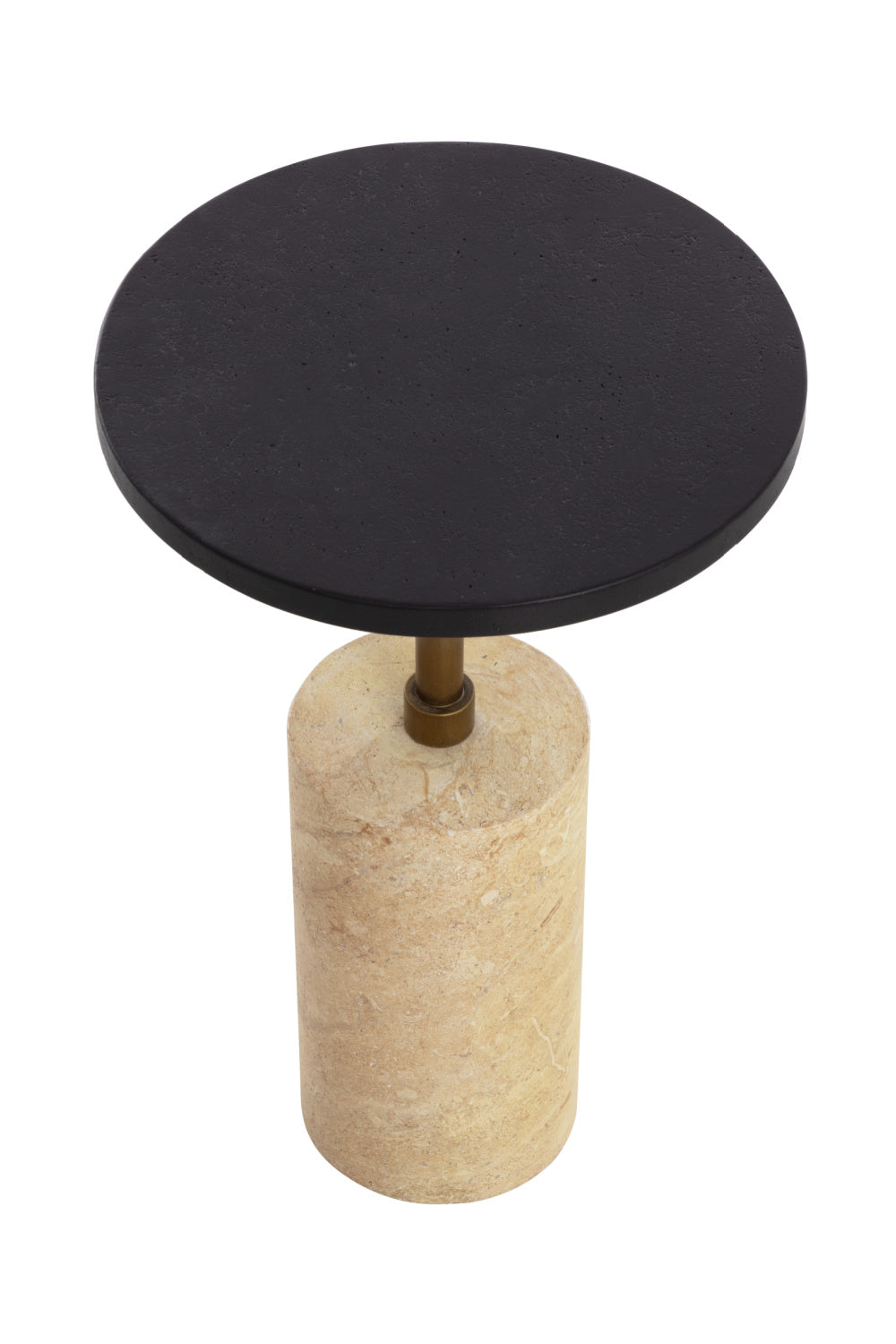 Black Pitted Concrete Indoor/Outdoor End Table by Splendido Saldo Outdoor Side Table, alternate view 4