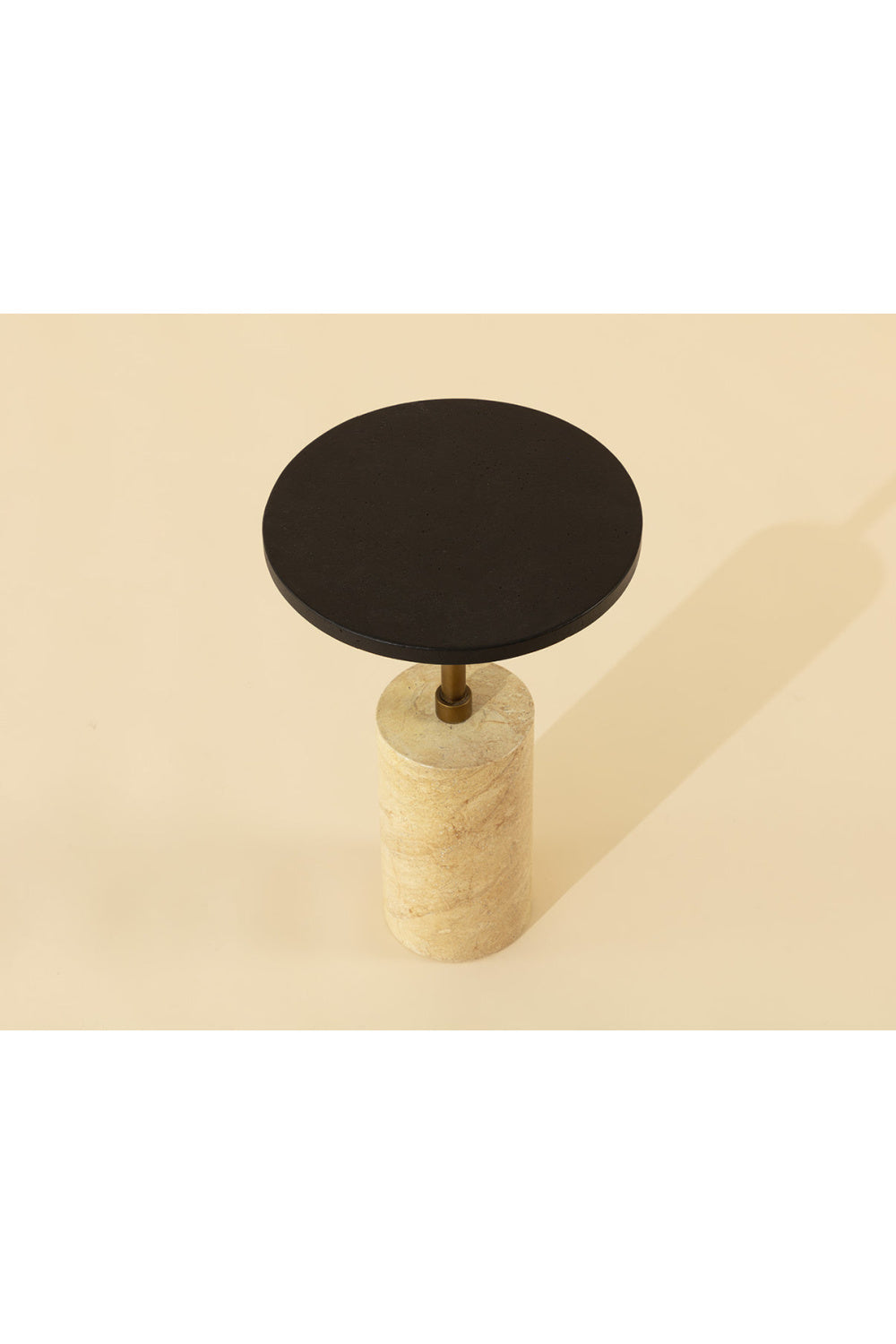 Black Pitted Concrete Indoor/Outdoor End Table by Splendido Saldo Outdoor Side Table, alternate view 7