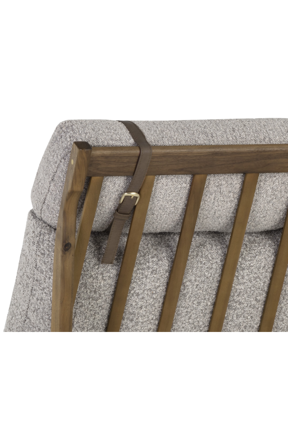 Gray Boucle Lounge Chair by Splendido Elanor Accent Chair, alternate view 7