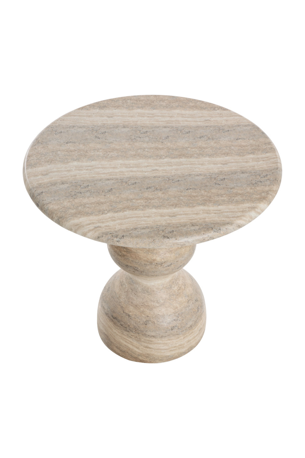 Marble-Look Indoor/Outdoor Concrete Bistro Table by Splendido Raul Outdoor Dining Table, alternate view 4