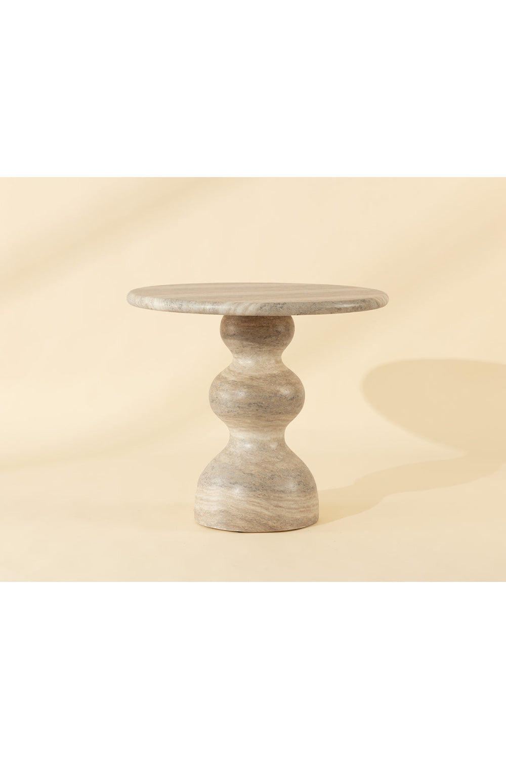 Marble-Look Indoor/Outdoor Concrete Bistro Table by Splendido Raul Outdoor Dining Table, alternate view 6