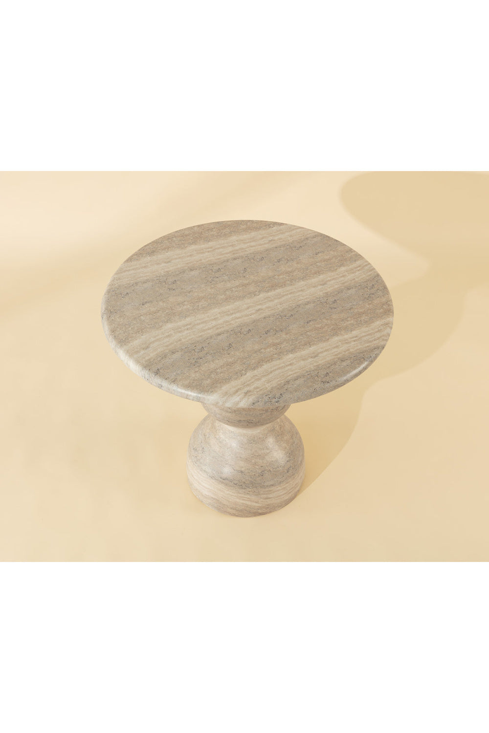 Marble-Look Indoor/Outdoor Concrete Bistro Table by Splendido Raul Outdoor Dining Table, alternate view 7