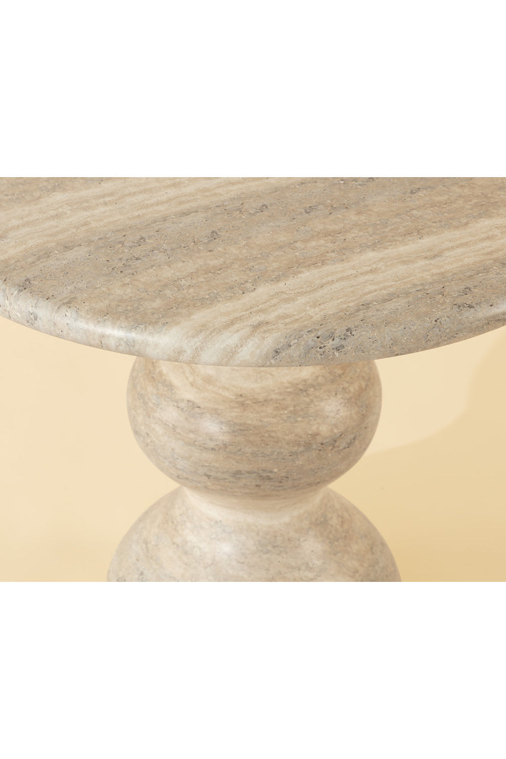 Marble-Look Indoor/Outdoor Concrete Bistro Table by Splendido Raul Outdoor Dining Table, alternate view 8