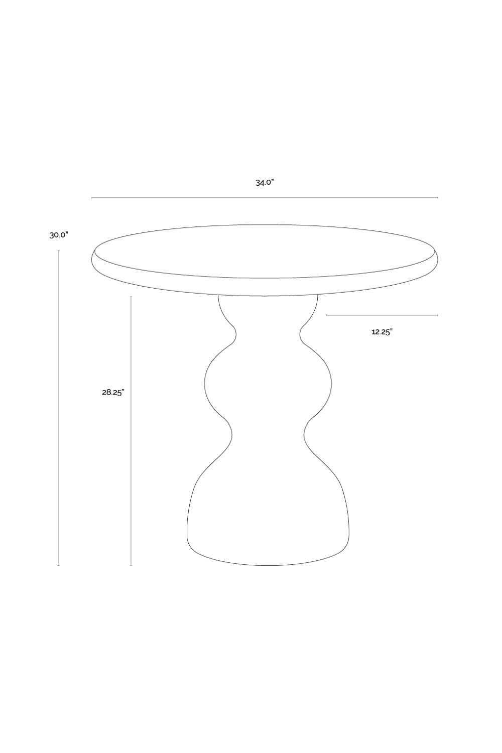 Marble-Look Indoor/Outdoor Concrete Bistro Table by Splendido Raul Outdoor Dining Table, alternate view 10