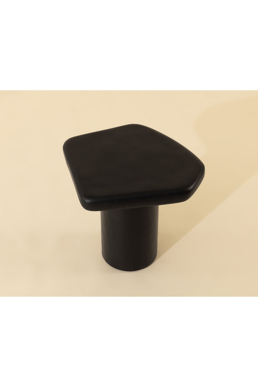 Black Organic-Shaped Indoor/Outdoor End Table by Splendido Detti Outdoor Side Table, alternate view 14
