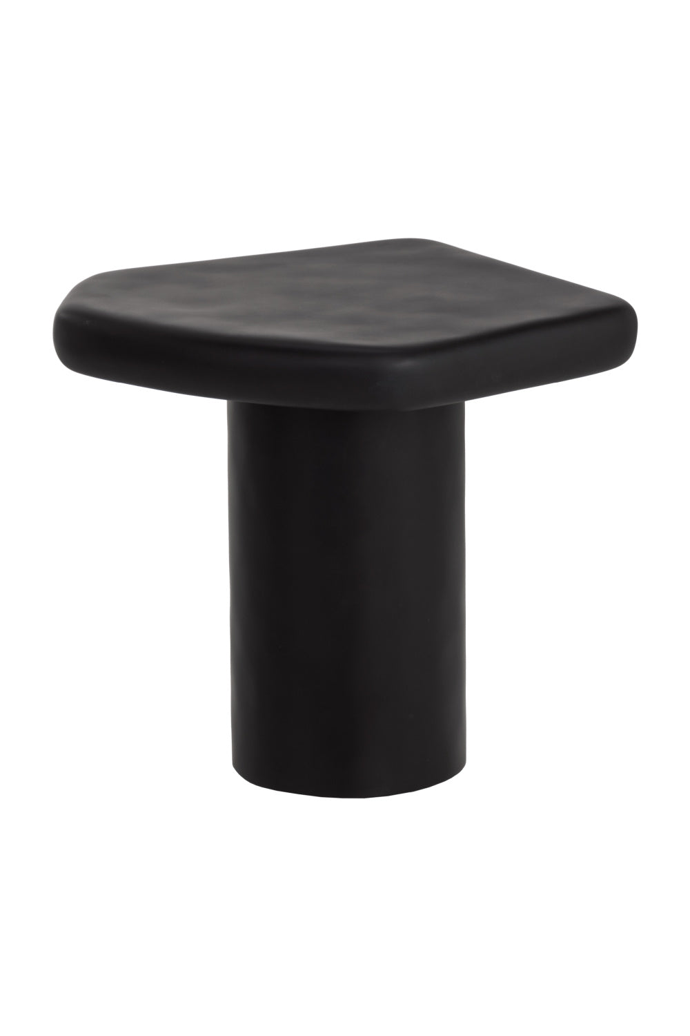 Black Organic-Shaped Indoor/Outdoor End Table by Splendido Detti Outdoor Side Table, alternate view 3
