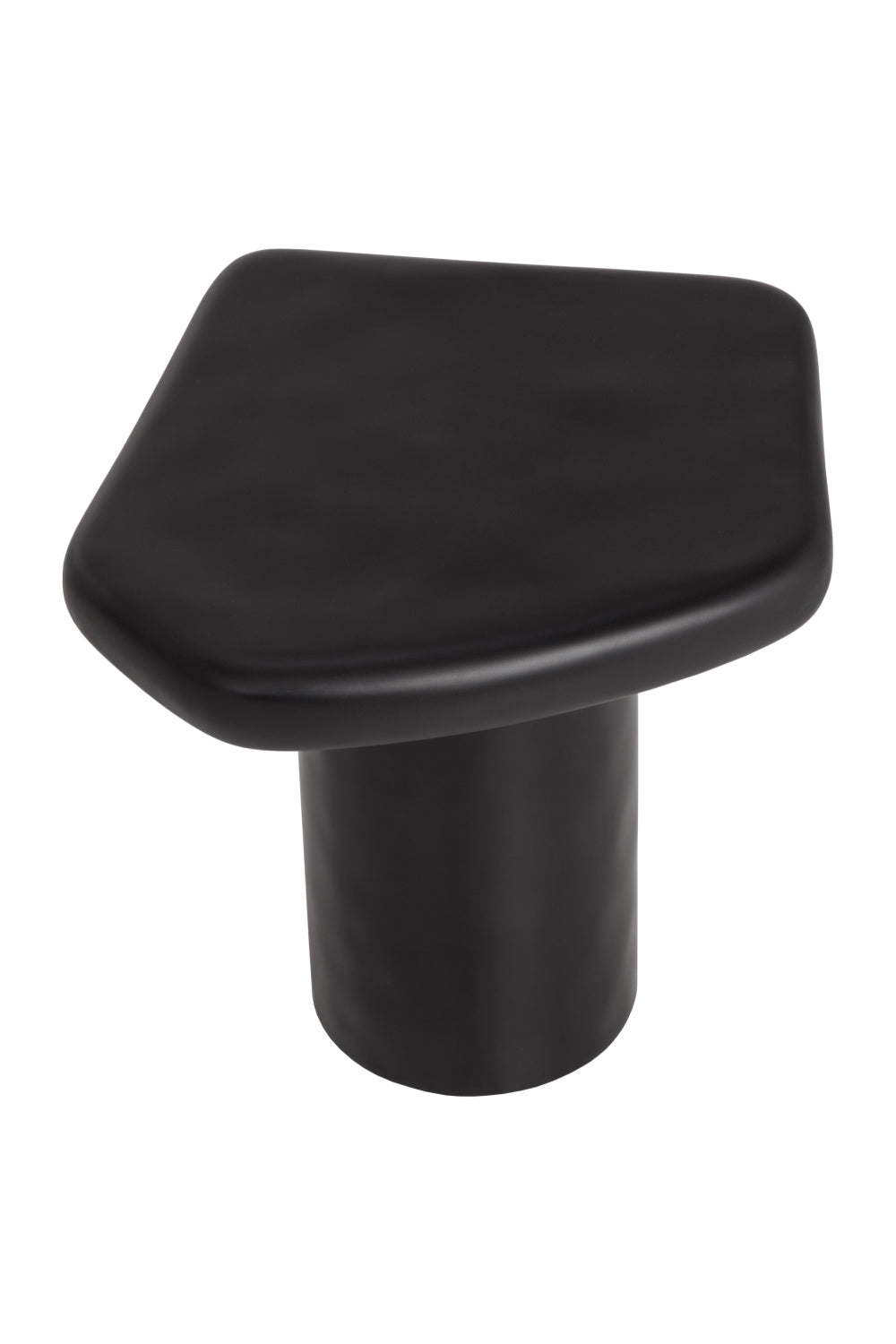 Black Organic-Shaped Indoor/Outdoor End Table by Splendido Detti Outdoor Side Table, alternate view 4