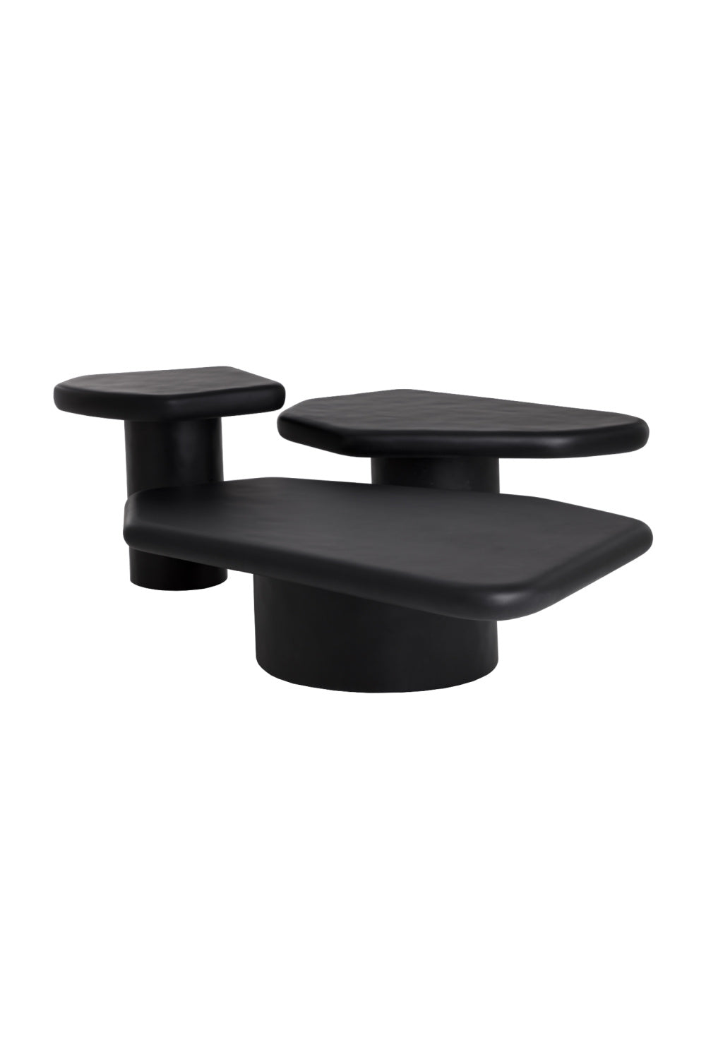 Black Concrete Indoor/Outdoor Coffee Table by Splendido Detti, alternate view 6