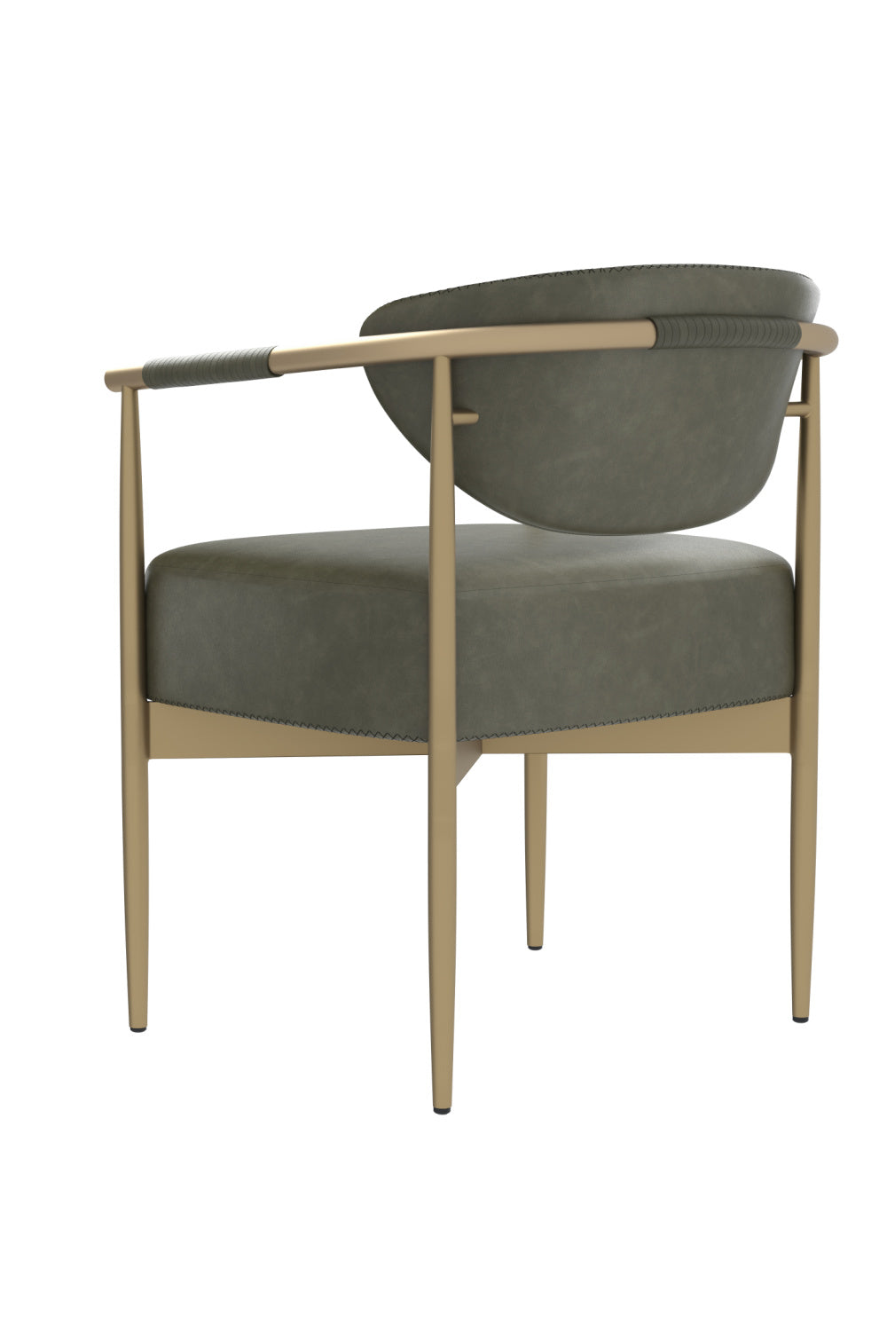 Leather Look Rope Dining Chair by Splendido Heloise, alternate view 5