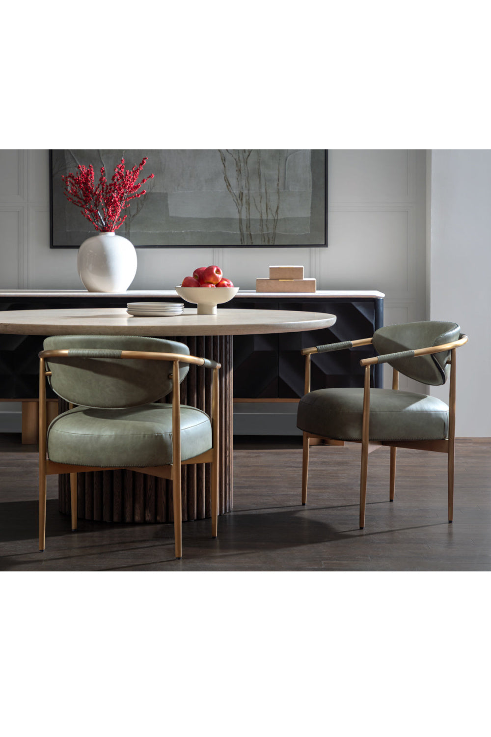 Leather Look Rope Dining Chair by Splendido Heloise, alternate view 7