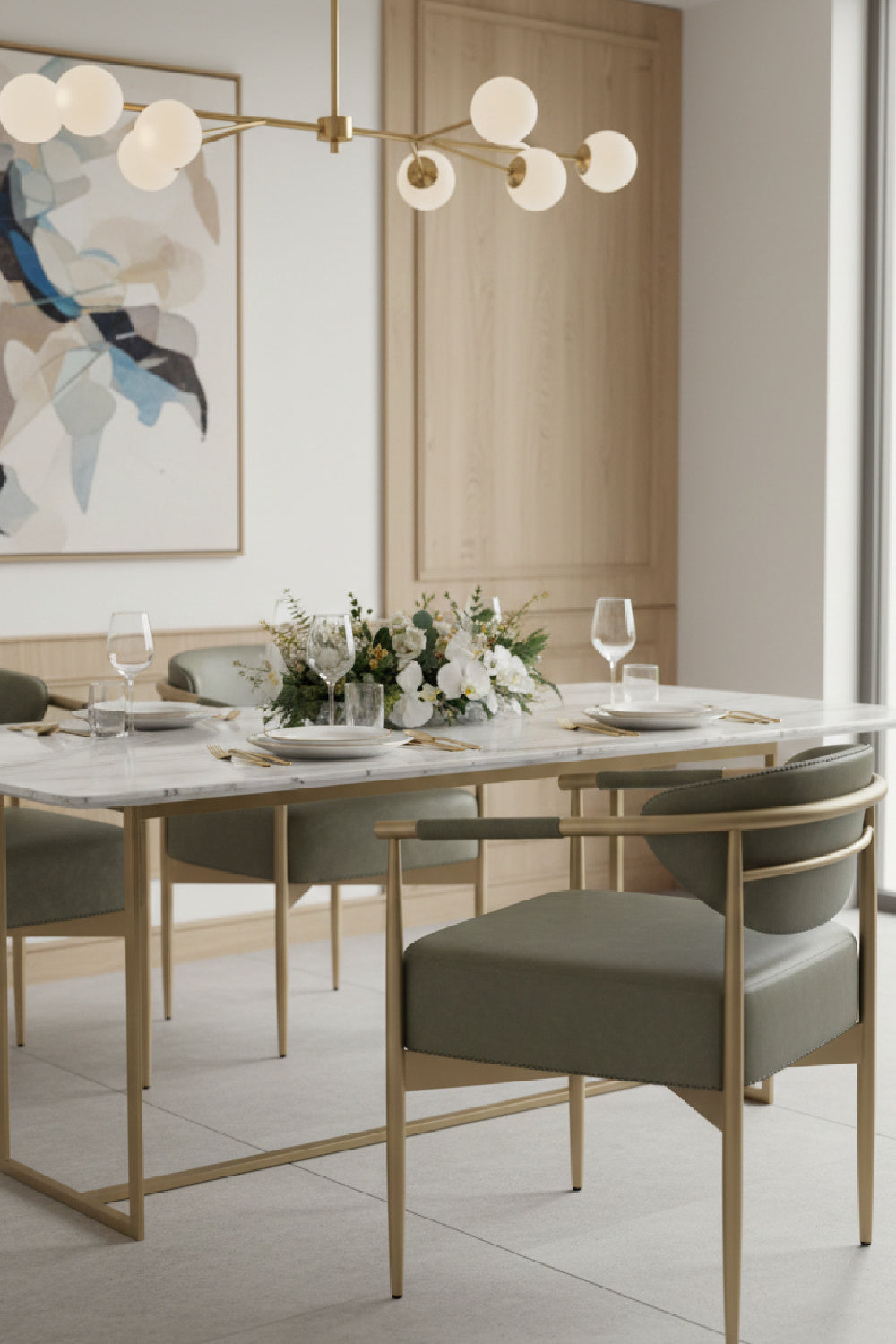 Leather Look Rope Dining Chair by Splendido Heloise, alternate view 2