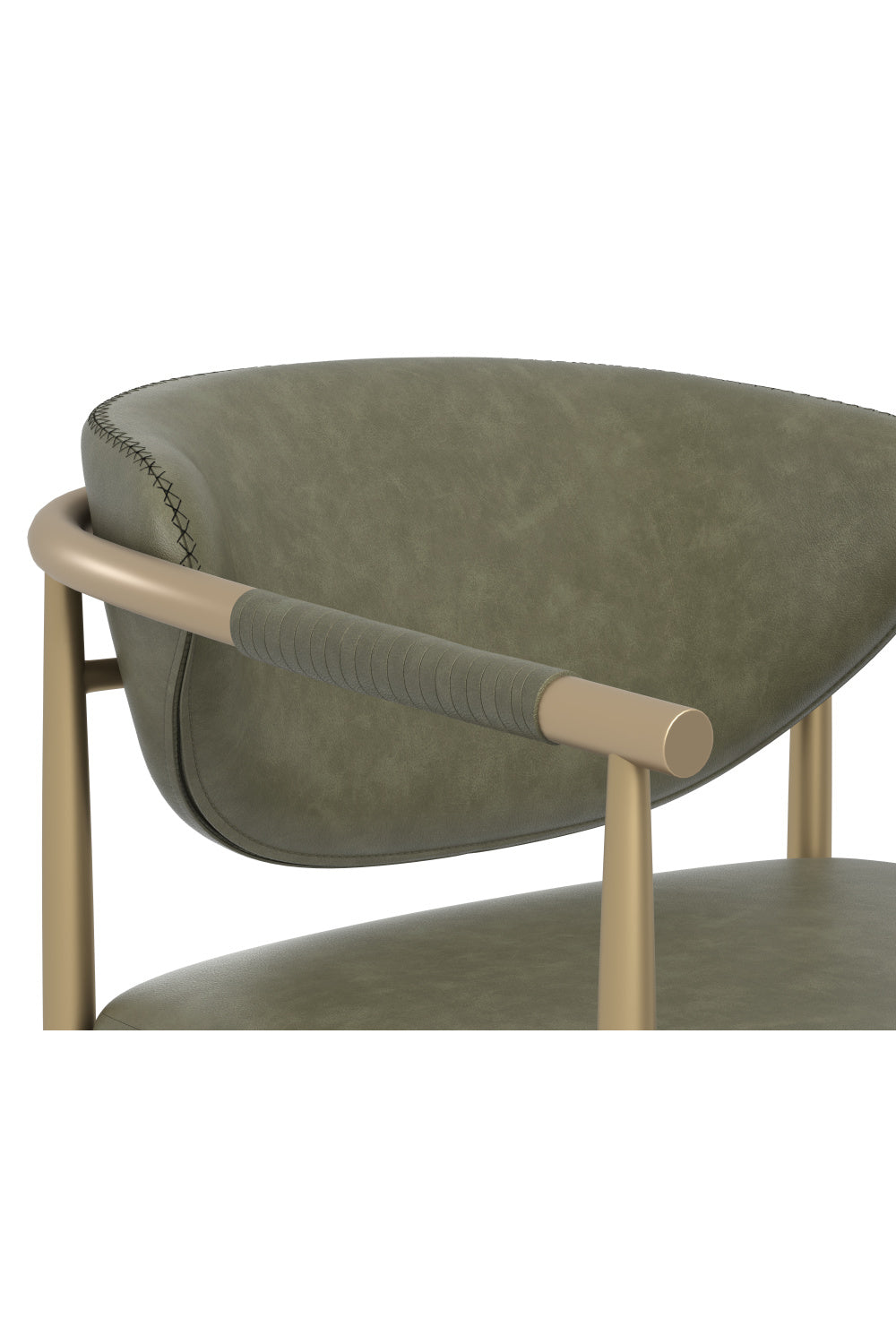 Leather Look Rope Dining Chair by Splendido Heloise, alternate view 6