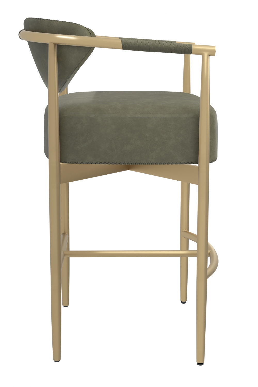 Curved Back Counter Stool by Splendido Heloise, alternate view 4