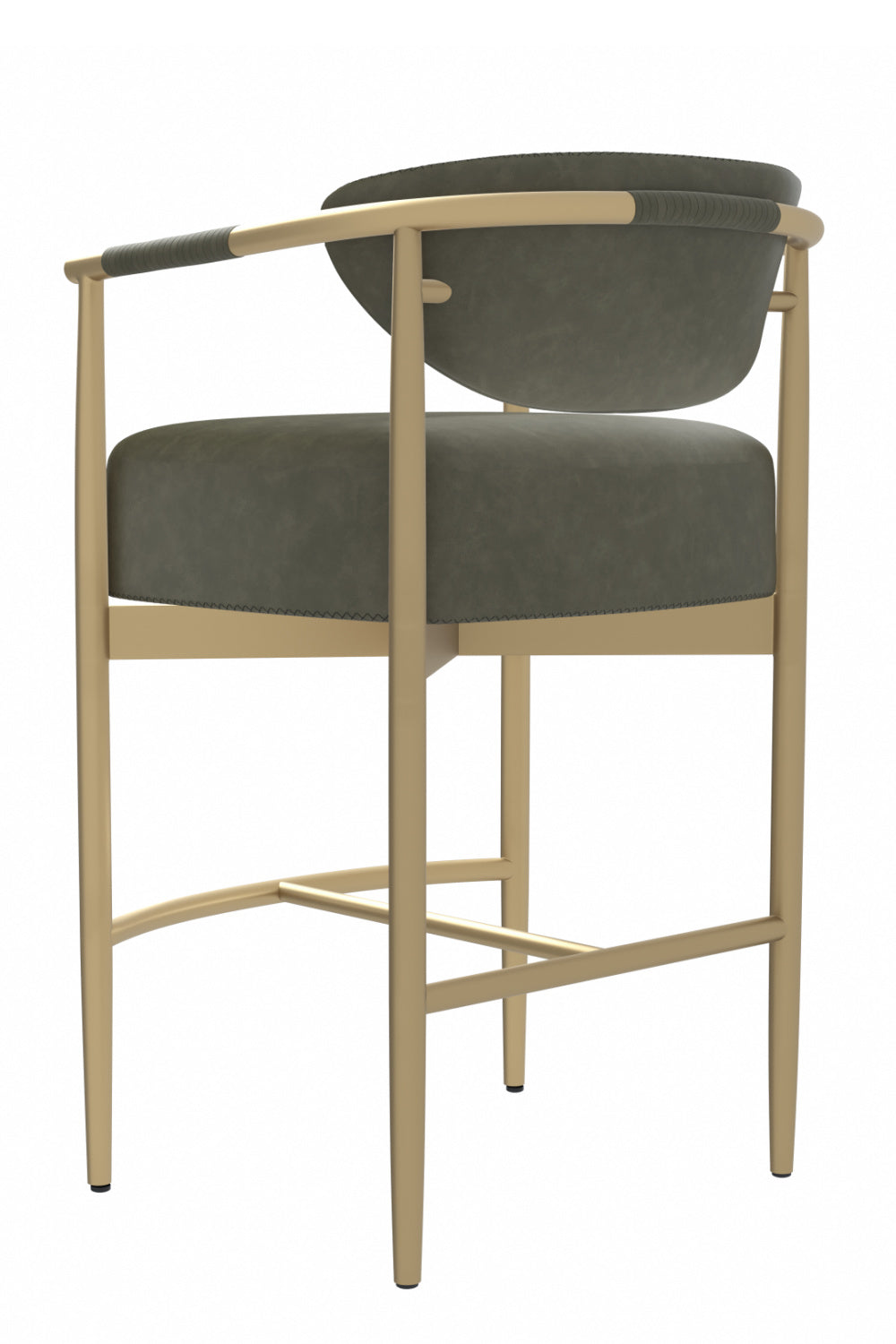 Curved Back Counter Stool by Splendido Heloise, alternate view 5