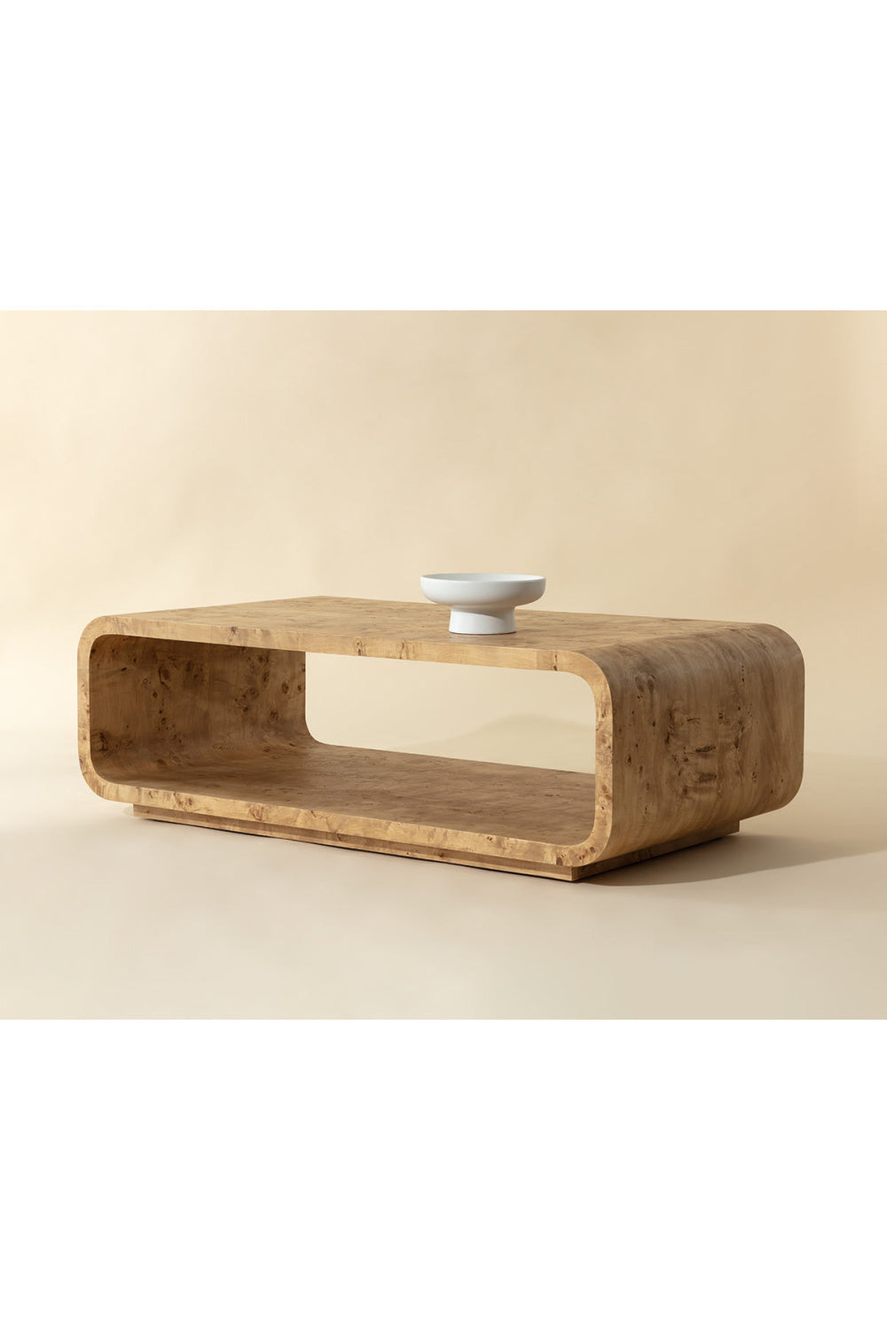 Burl Veneer Coffee Table by Splendido Rowena, alternate view 9